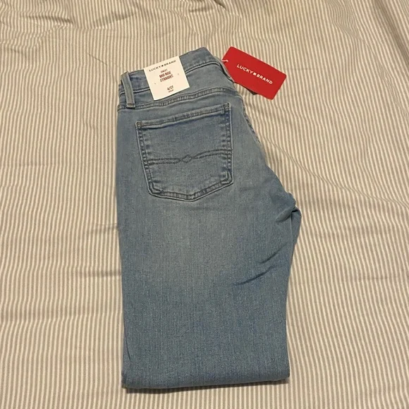 Lucky Brand Light Blue Straight Leg Jeans - Picture 2 of 6